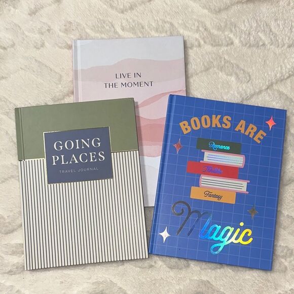 Greenbrier International Other - Set of 3 Hard Cover Small Journals